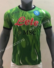 2021-2022 Napoli Goalkeeper green  Thailand Soccer Jersey AAA-416