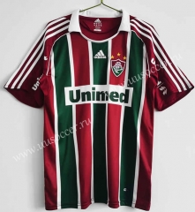 08-09  Fluminense de Feira Home Red&Green Thailand Soccer Jersey AAA-c1046