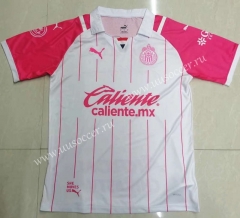 special edition 2021-2022 Deportivo Guadalajara Pink & White Thailand Soccer Jersey AAA-912