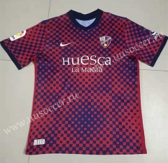 21-22 SD Huesca Home red&Blue Thailand Soccer Jersey AAA-HR