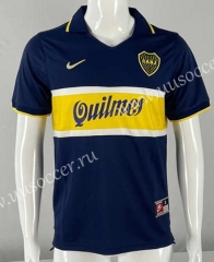 Retro Version96-97  Boca Juniors Home Blue & Yellow Thailand Soccer Jersey-503