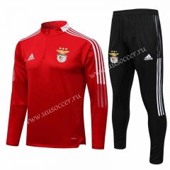 2021-2022 Benfica Red Thailand Soccer Tracksuit Uniform-815