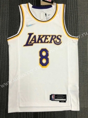 75th anniversary  NBA Lakers White  #8 Jersey-311（Kobe）