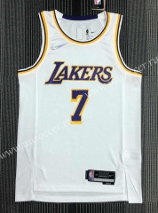 75th anniversary  NBA Lakers White  #7 Jersey-311（Anthony）