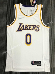 75th anniversary  NBA Lakers White  #0 Jersey-311（Westbrook）
