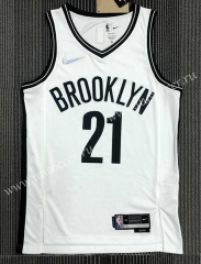75th Anniversary Edition   NBA Brooder Jeklyn Nets White #21-311