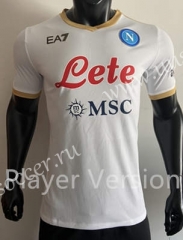 Player version 2021-2022 Napoli Away White Thailand Soccer Jersey AAA-CS