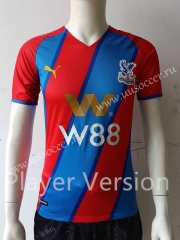 Player version 21-22 Crystal Palace Home Red&Blue Thailand Soccer Jersey AAA-807