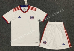 21-22 Chile  Away White Soccer Uniform-GB