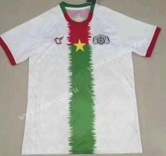 2021-2022  Burkina Faso Away White Thailand Soccer Jersey AAA-H1361