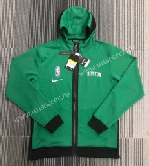 Player version 21-22 NBA Celtic Green  With Hat Jacket Appearance clothes-311