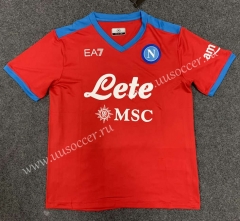 2021-2022 Napoli 2nd Away Red Thailand Soccer Jersey AAA-GB