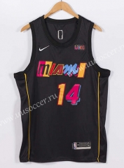 21-22 NBA Miami Heat Black  #14 Jersey