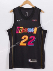 21-22 NBA Miami Heat Black  #22Jersey