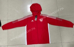 2021-2022 Arsenal Red Wind Coat  With Hat-815