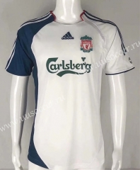 Retro Version06-07 Liverpool Away White Thailand Soccer Jersey AAA-503