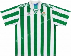 94-95  Real Betis Home White&Green Thailand Soccer Jersey AAA-503