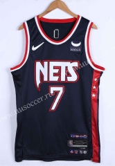 21-22 75th Anniversary Edition   NBA Brooder Jeklyn Nets Black  #7