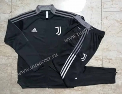 2021-22 Juventus FC Black Thailand Soccer Jacket Uniform-815