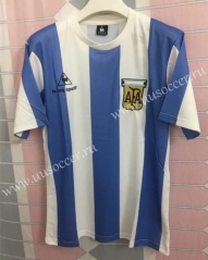 Commemorative Edition 1985  Argentina  White Thailand Soccer Jersey AAA-9171