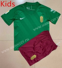 21-22 Granada CF Away Green kids Soccer Uniform-XY