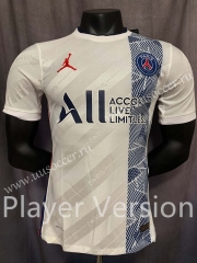 Player version 2021-2022 Paris SG  White  Thailand Training Soccer Jersey AAA-GB