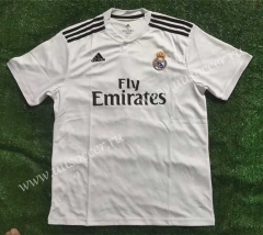 18-19 Retro Version Real Madrid  Home White Thailand Soccer Jersey AAA-817