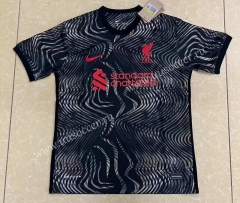 2021-2022 Liverpool Black Thailand Soccer Training Jersey AAA-318