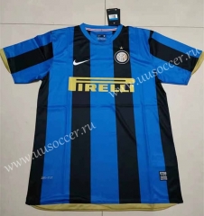 Retro Version  Inter Milan Home& Black Thailand Soccer Jersey AAA-DD3