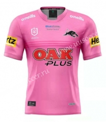 21-22  panther Away Pink  Rugby Shirt