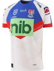 21-22 Knights Away Blue & White Thailand Rugby Shirt