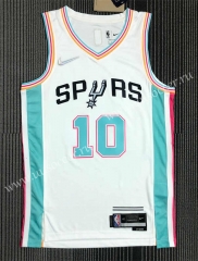 21-22 City Version NBA San Antonio Spurs White #10 Jersey-311