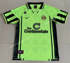 1996 Retro Version Borussia Dortmund Home Green  Thailand Soccer Jersey AAA-811
