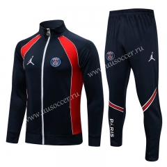 2021-22 Jordan Paris SG  Royal Blue Soccer Jacket Uniform -815