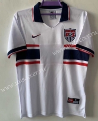 1994 Retro Version USA Home White  Thailand Soccer Jersey AAA-9171