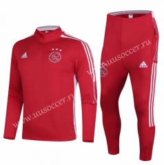 2021-2022 Bayern München Red Thailand Tracksuit Uniform-HR