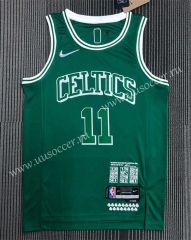75th Anniversary Retro Edition NBA Boston Celtics Green  #11 Jersey-311