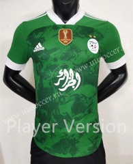 Player Version 2021-22 Algeria Home Green Soccer Thailand jersey