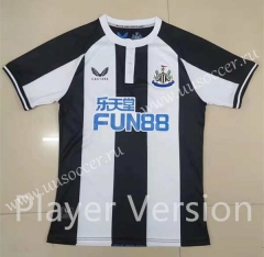 Player version 2021-2022 Newcastle United Home Black&White  Thailand Soccer Jersey AAA