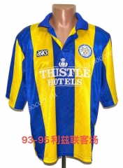 93-95 Retro Version Leeds United  Away Yellow Thailand Soccer jersey AAA-512