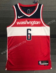 75th anniversary NBA Washington Wizards Red #6 Jersey-311