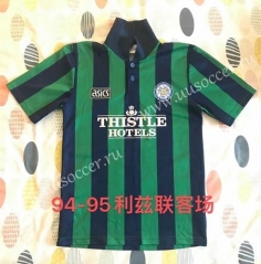 94-95 Retro Version Leeds United  Away Green Thailand Soccer jersey AAA-512
