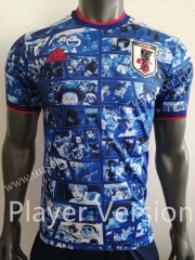 Player version 21-22Japan Home Blue Thailand Soccer jersey AAA-912