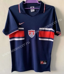1994 Retro Version USA Away Blue  Thailand Soccer Jersey AAA-9171