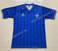85-87 Retro Version Home Blue  Thailand Soccer Jersey AAA-512