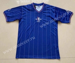 81-83 Retro Version Home Blue  Thailand Soccer Jersey AAA-512