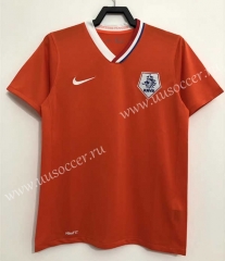 2008 Retro Version Netherlands Home Orange Thailand Soccer Jersey AAA-811