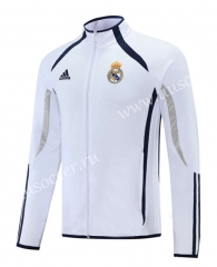 Commemorative Edition 2021-2022 Real Madrid White Soccer Jacket -LH