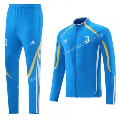 Commemorative Edition 2021-22 Juventus FC Blue Thailand Soccer Jacket Uniform-LH