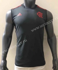 2021-2022 CR Flamengo Black Thailand Soccer Training Jersey Vest-416